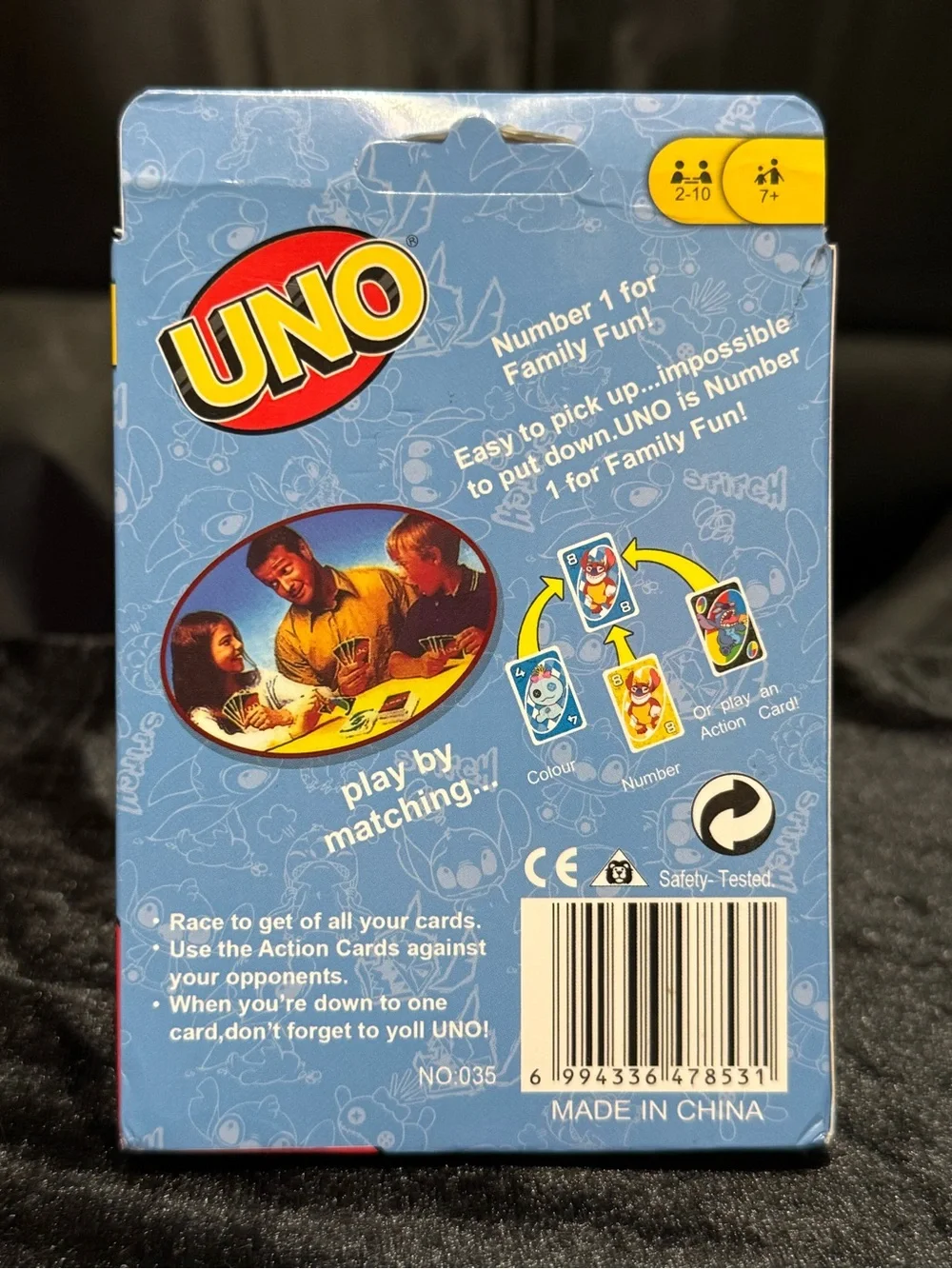 Disney Lilo & Stitch UNO Card Game